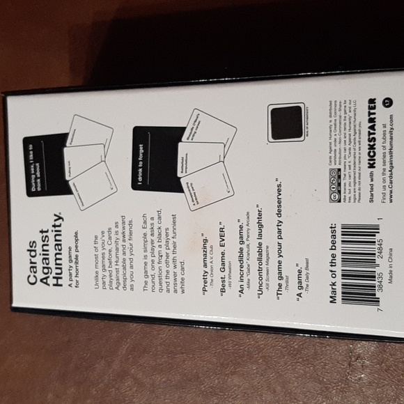Cards Against Humanity "Cards Against Humanity" Party Card Game-Like New 17yrs + - Picture 12 of 13